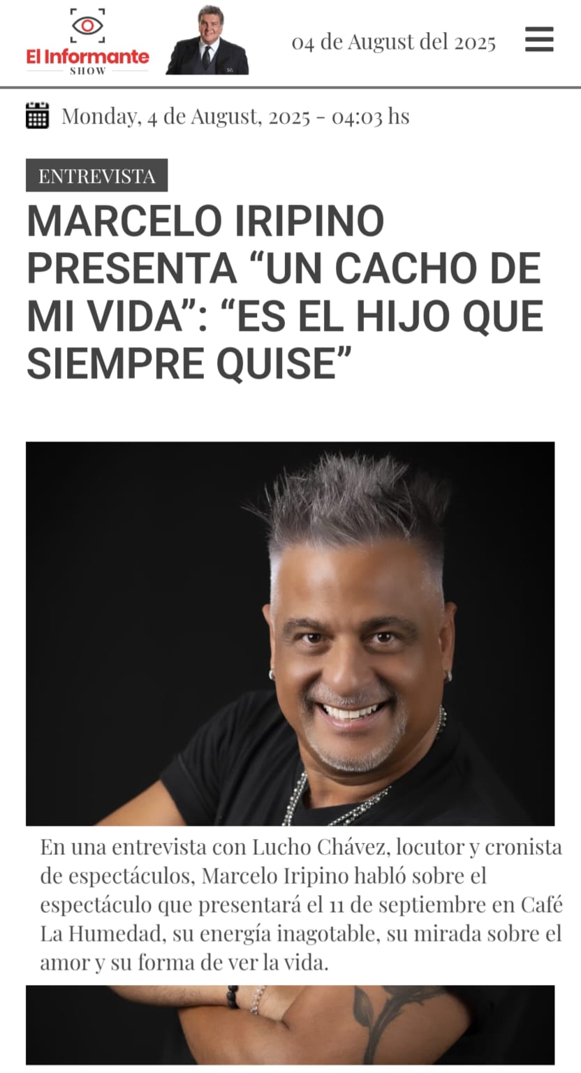 Portal de espectáculos El Informante Show de Luis Ventura